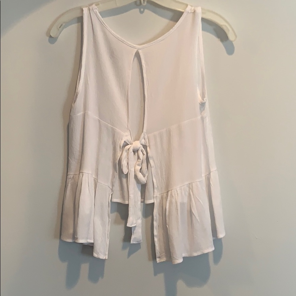 White Tank Top - Picture 2 of 2